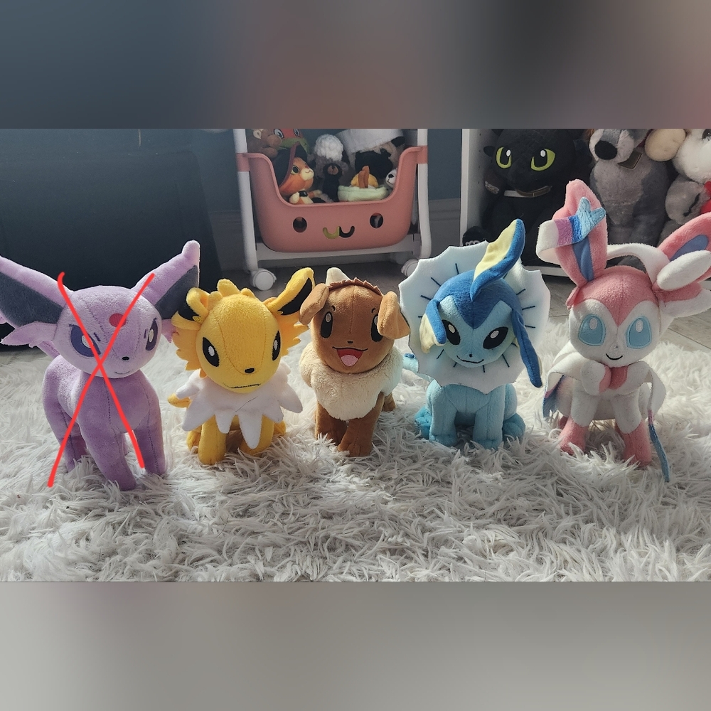 Eevee Evolutions Plushies ((BUNDLE))